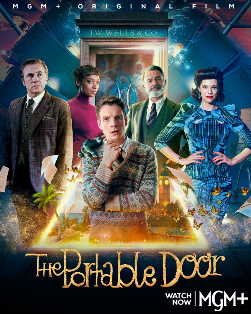 Poster for MGM+ release of "The Portable Door"