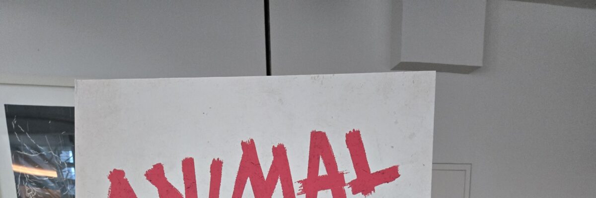 Animal Farm premiere sign